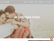 Tablet Screenshot of aocuoithienthanh.com